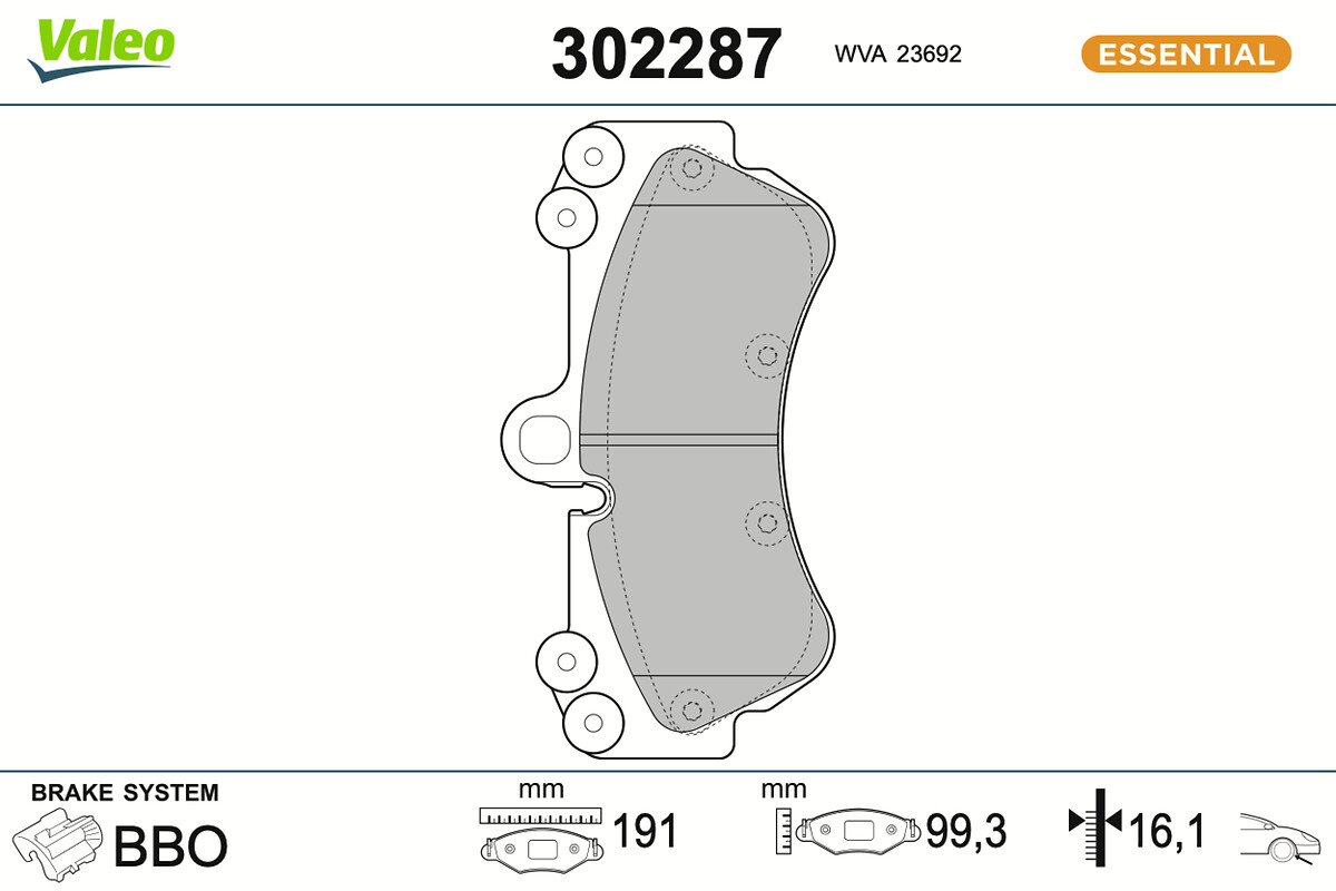 BRAKE PADS FIRST VW TOUAREG11.03 11.06